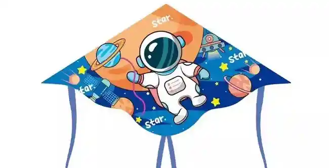 Cometa Triangular Grande Para Volar Niños Varios Motivos 130*60cm