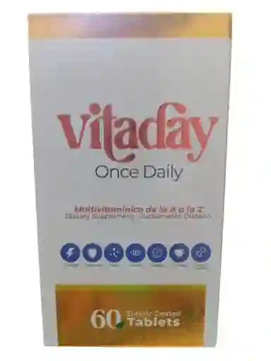 Multivitaminico Vitaday X 60 Tabletas Healthy America