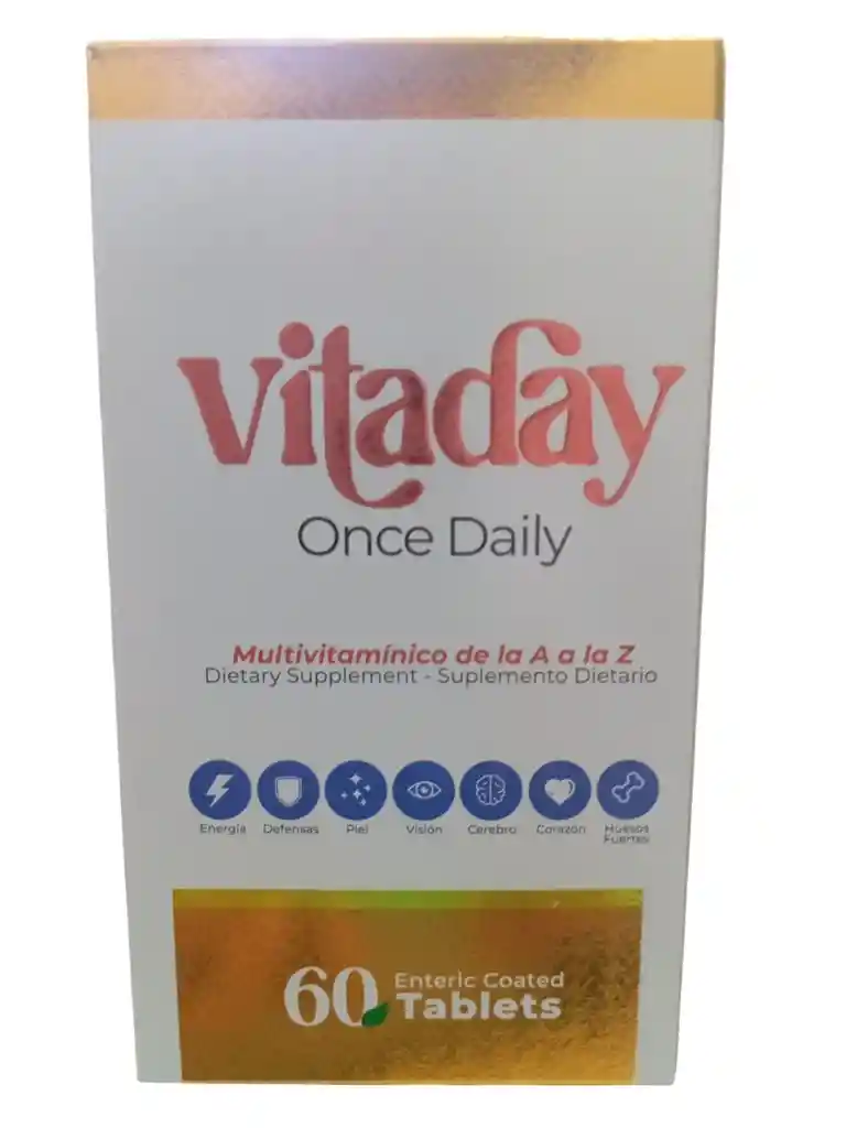 Multivitaminico Vitaday X 60 Tabletas Healthy America