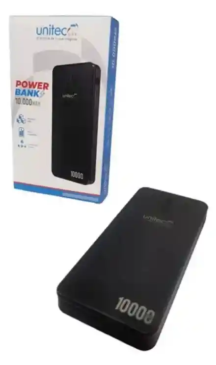 Carga En Cualquier Lugar 3- 4 Veces Power Bank 10000 Mah Celular Tablet- Con 4 Cables Salida 2.1a