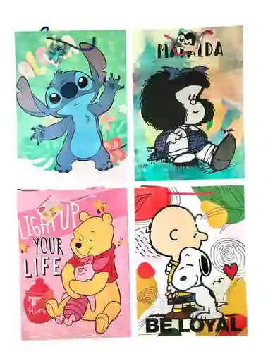 Bolsa De Regalo Jumbo Para Niña 45 X 33 Cm Diseños Surtidos