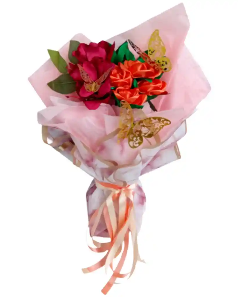 Ramo De Rosas Amatista Eterna