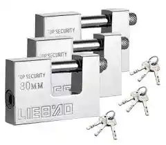 Candado Cuadrado Antiganzua Seguridad Anti Ganzua 80mm