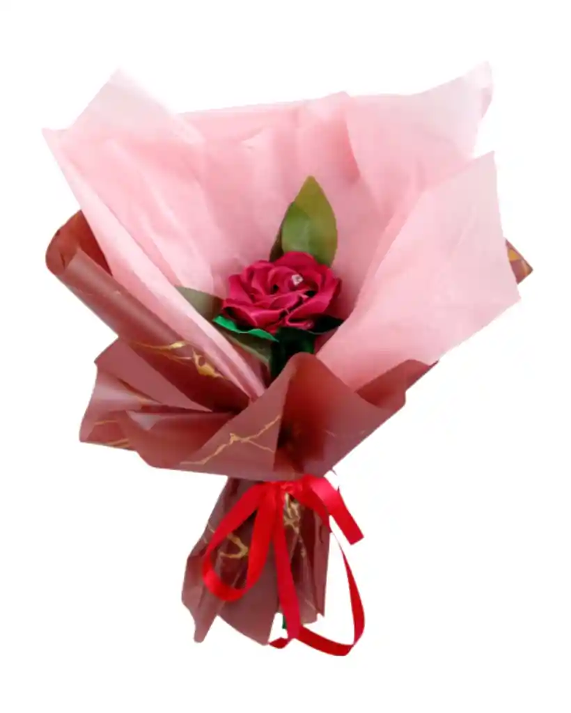 Rosa Con Chocolates Amor Eterno