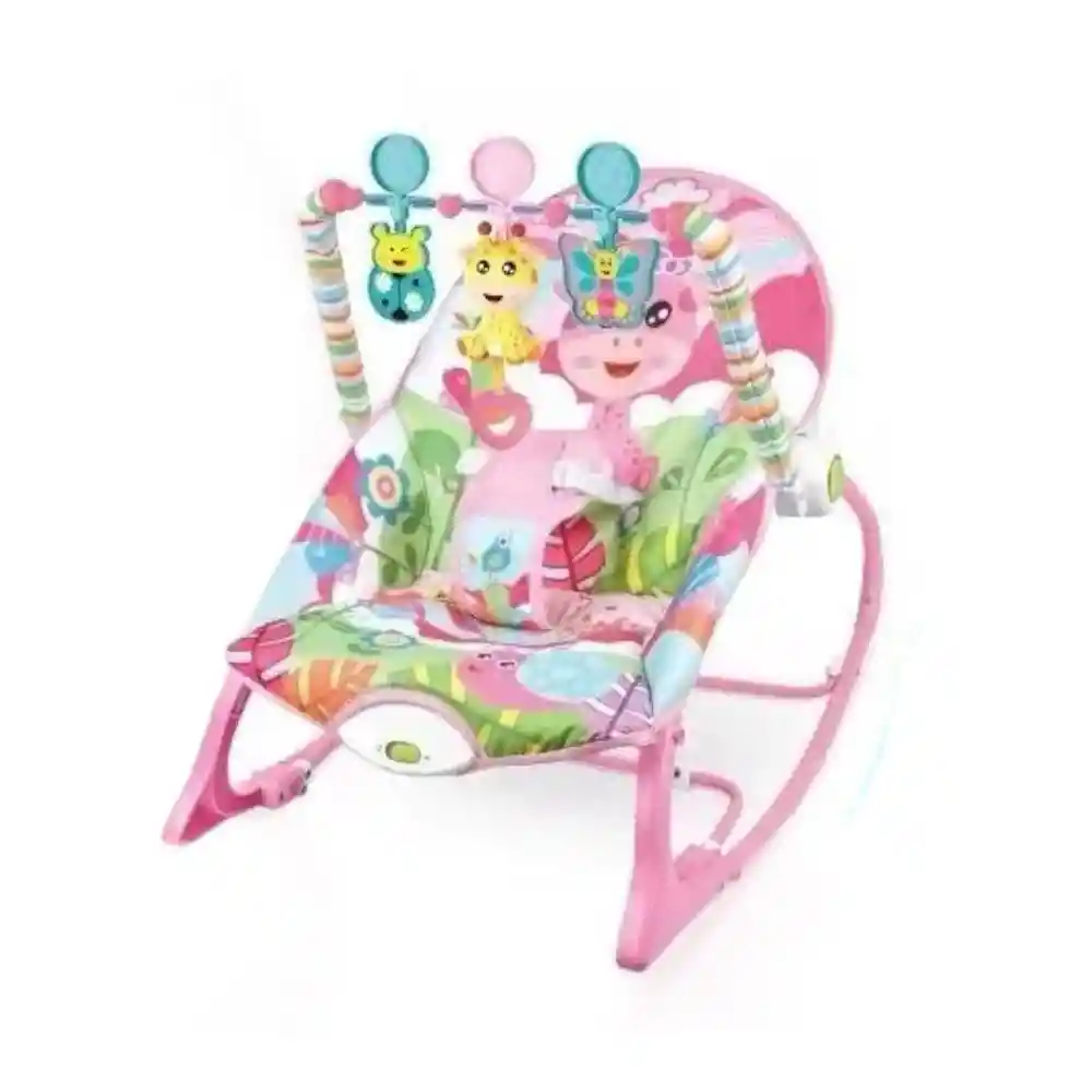 Silla Mecedora Con Vibración Y Juguetes Didácticos Nuevo