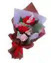 Ramo De Flores Amor Eterno Con Chocolates