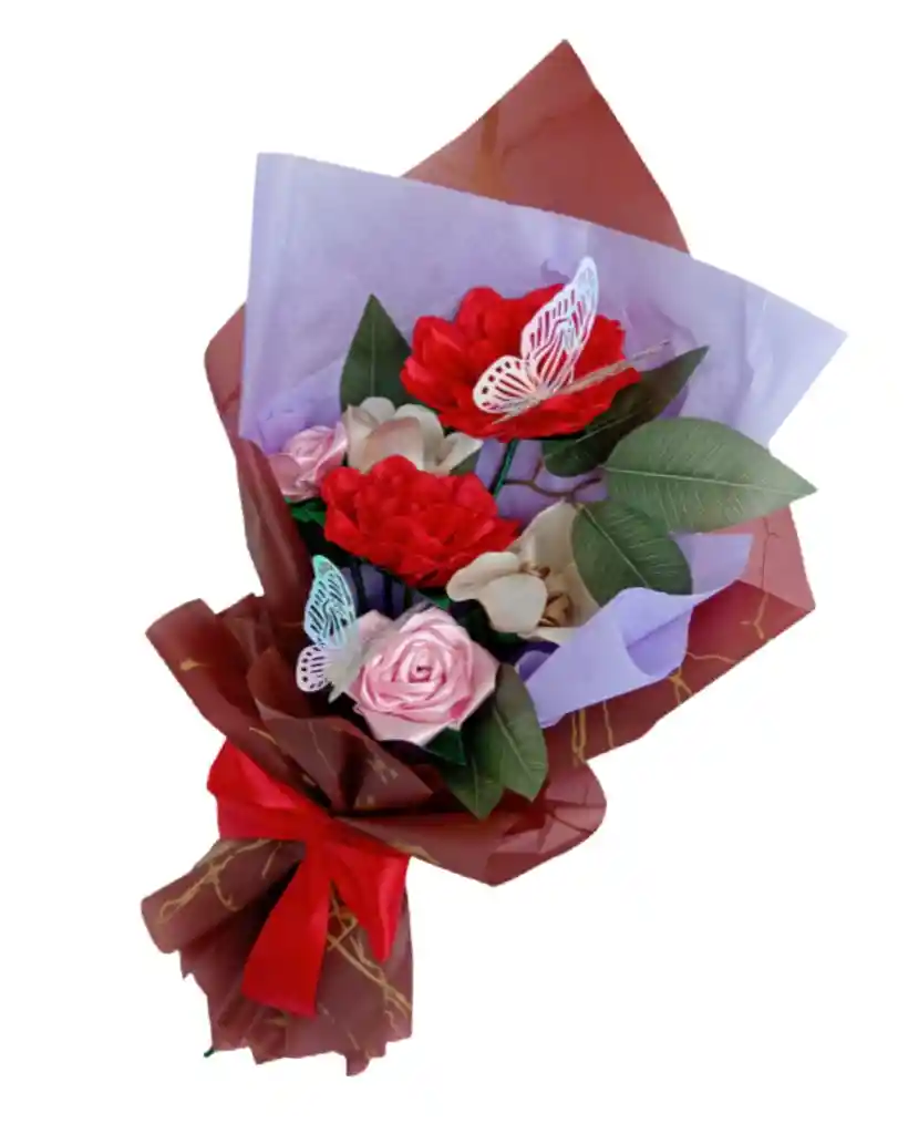 Ramo De Flores Amor Eterno Con Chocolates
