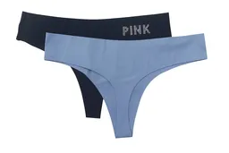 Dos Panty Hilo En Seda Fria Sin Costuras Talla M