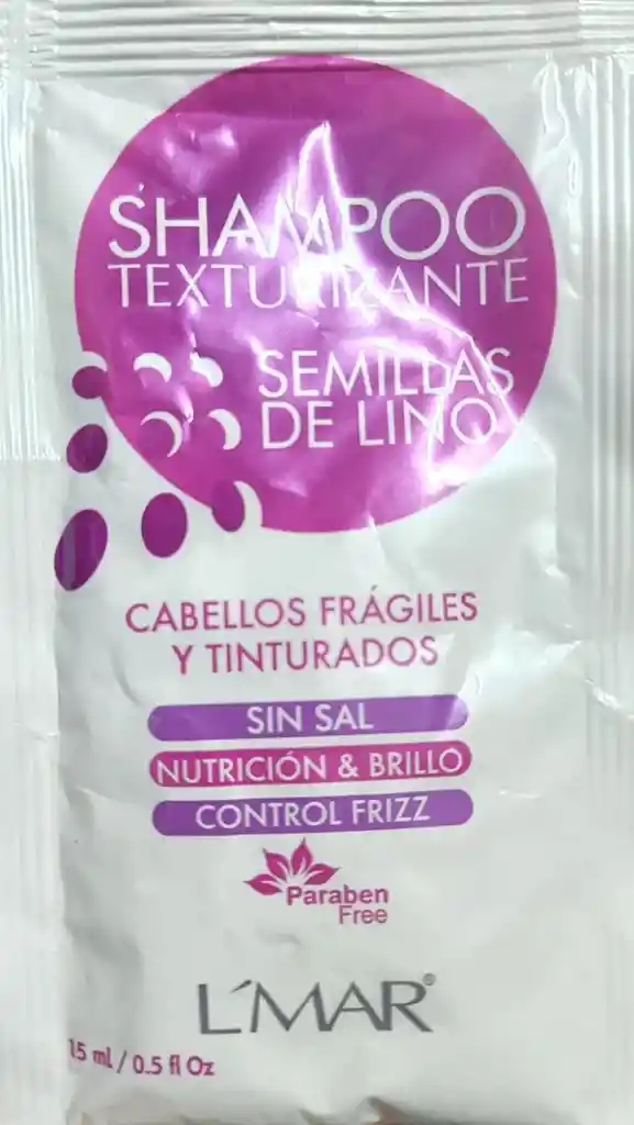 Sobre De Champoo Texturizante, Semillas De Lino Sin Sal - L´mar