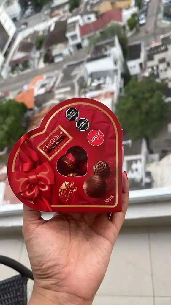 Bombones De Chocolate En Caja Corazón – 50 G De Dulzura Y Amor