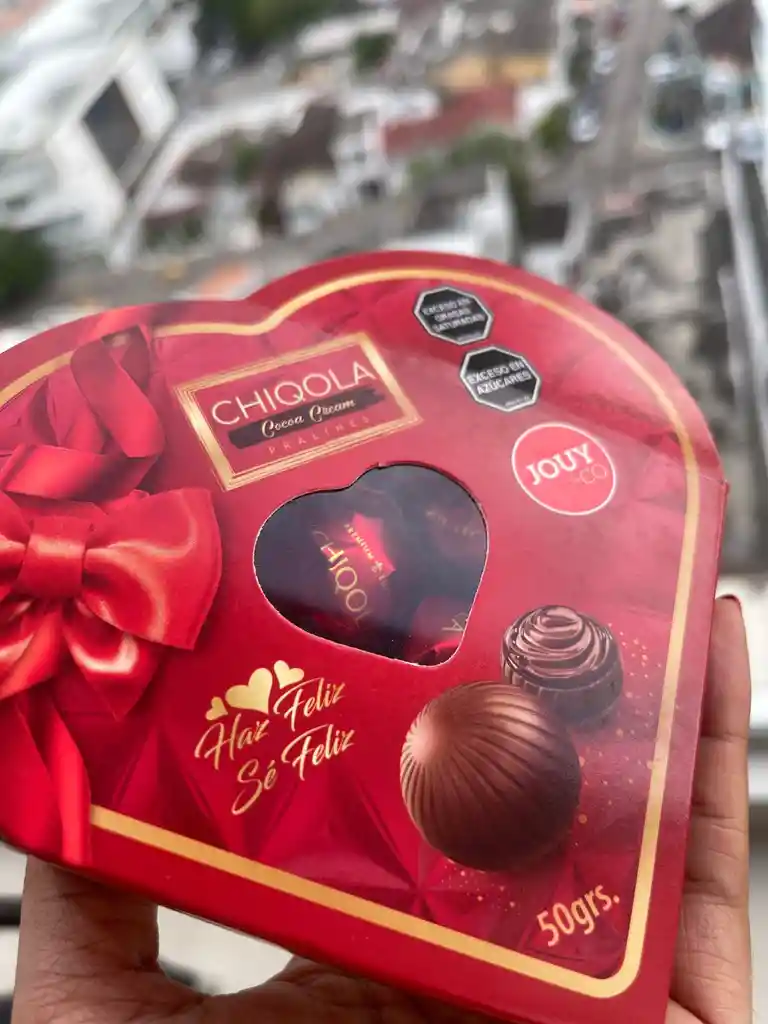 Bombones De Chocolate En Caja Corazón – 50 G De Dulzura Y Amor