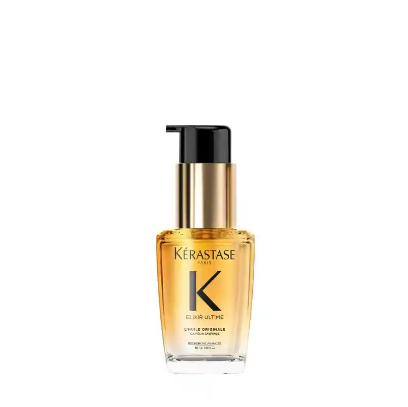 Aceite Termo Protector Kérastase Elixir Ultime L’huile Brillo Intenso – Recargable 30ml Travel Size