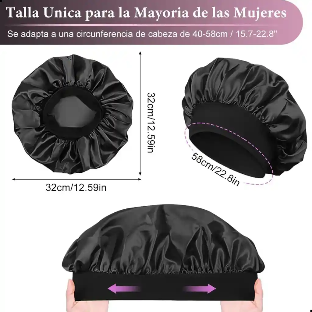 Gorro Satin Para Dormir Antifriz