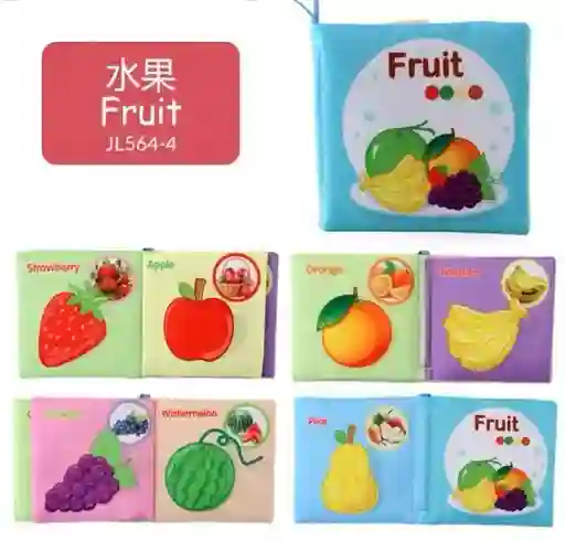 Mini Libro De Aprendizaje De Tela Estimulante Para Bebes