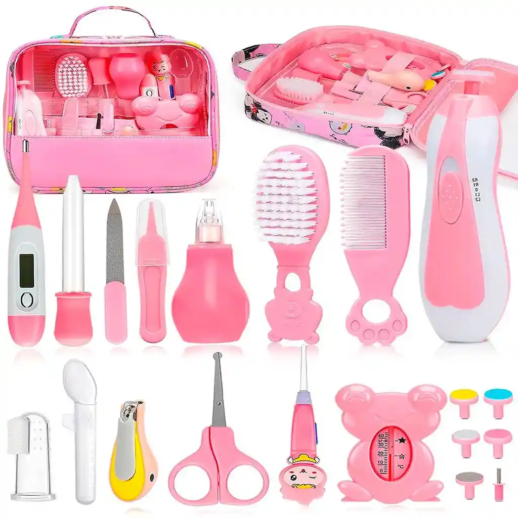 Kit De Aseo Para Bebé Recién Nacido + Lima Nuevo Rosa