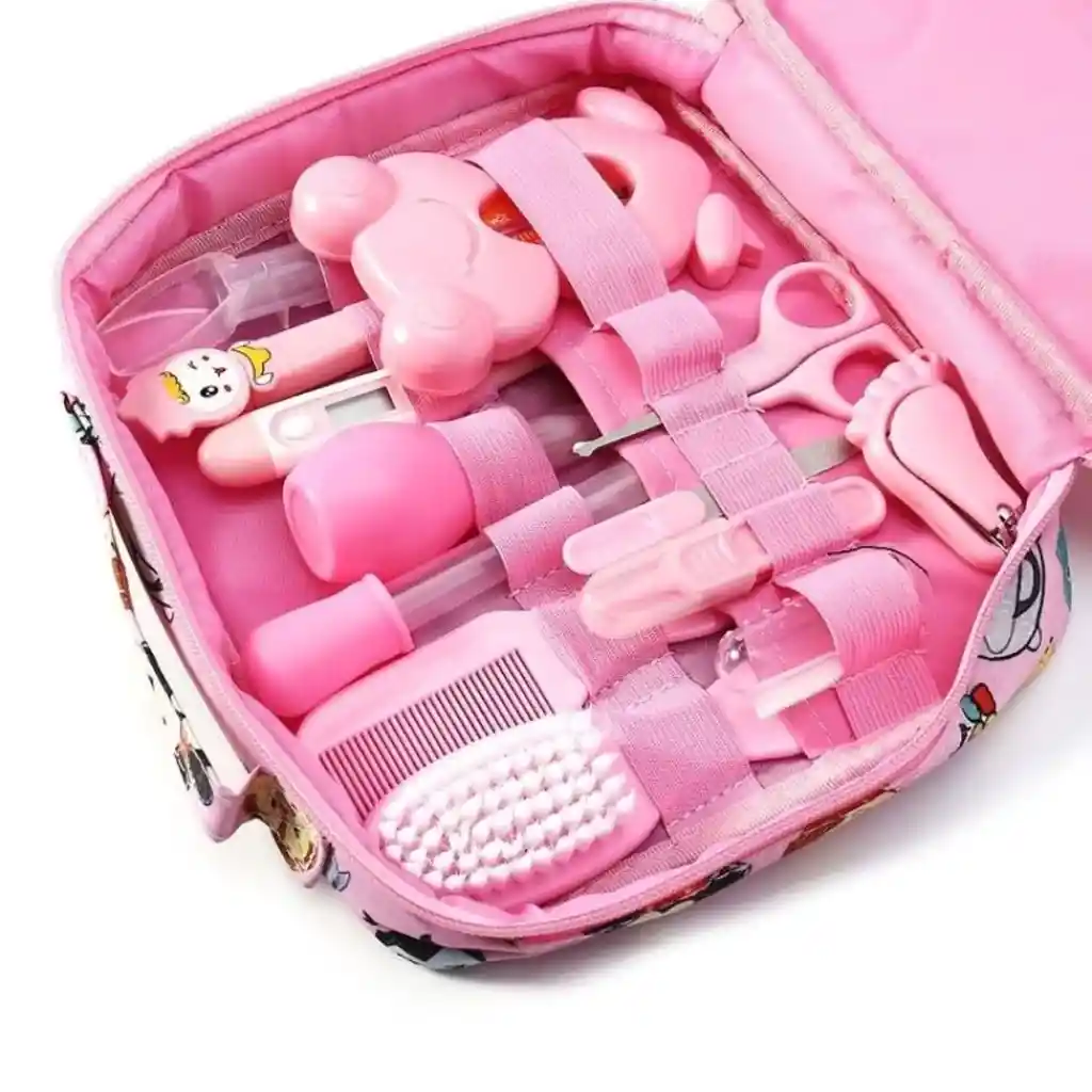Kit De Aseo Para Bebé Recién Nacido + Lima Nuevo Rosa