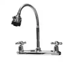 Mezclador Lavaplatos De Cuello Flexible