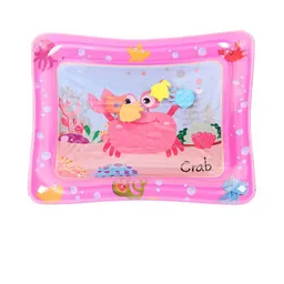 Tapete De Agua Para Bebé Diseño Cangrejo Rosa