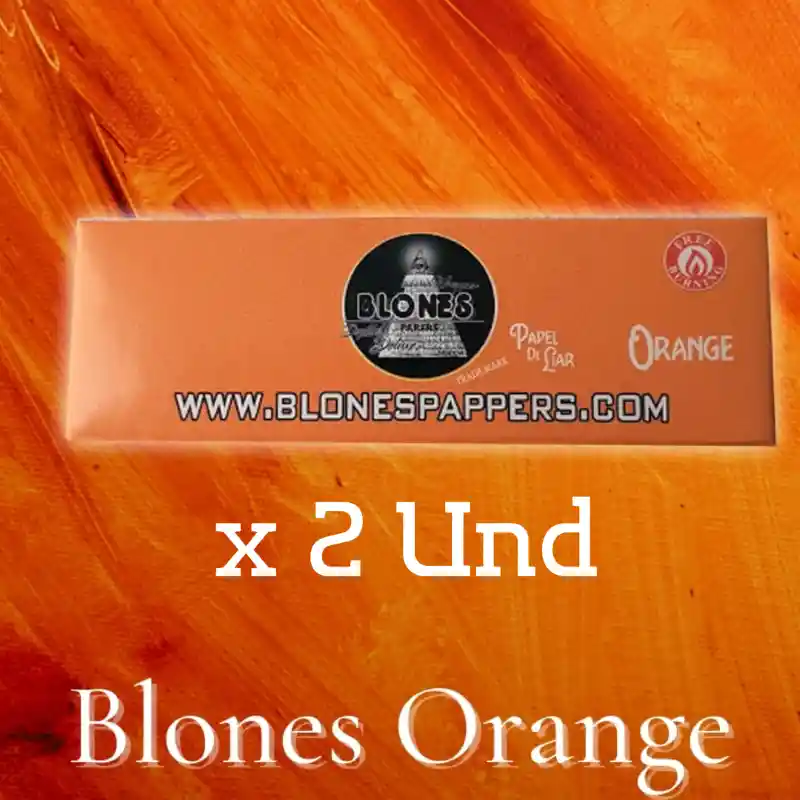 Cueros/blunt Blones - Orange (2 Cajillas)
