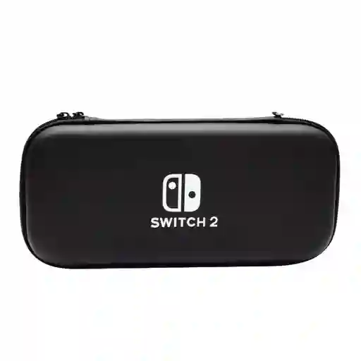 Funda Estuche De Transporte Unicolor Para Nintendo Switch 2 Color Negro