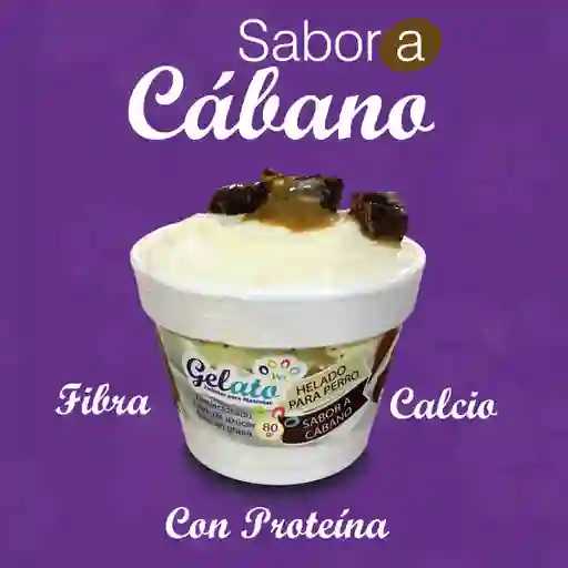 Helado Para Perro Gelato Sabor A Cabano X 80 Gr