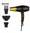 Secador De Pelo Bopai 4000w Bp5500 Más Difusores Color Negro