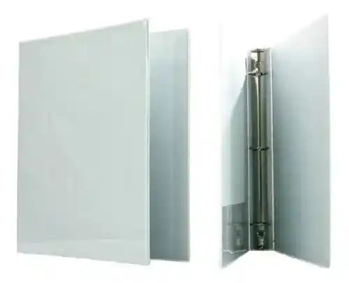Folder Blanco Tres Argollas Tamaño Carta 1"