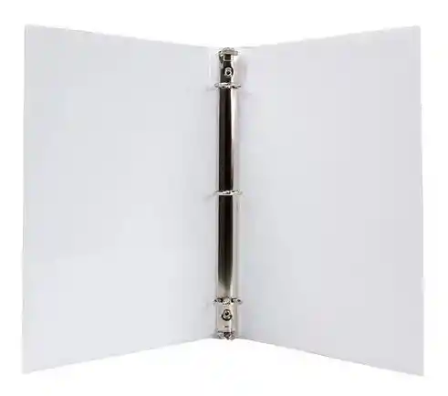 Folder Blanco Tres Argollas Tamaño Carta 2"