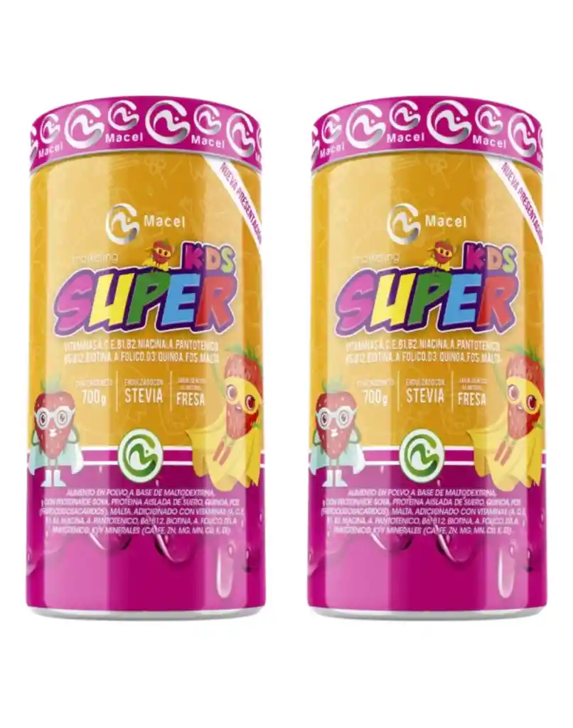 Super Kds Multivitaminico Para Niños X 2 Unidades
