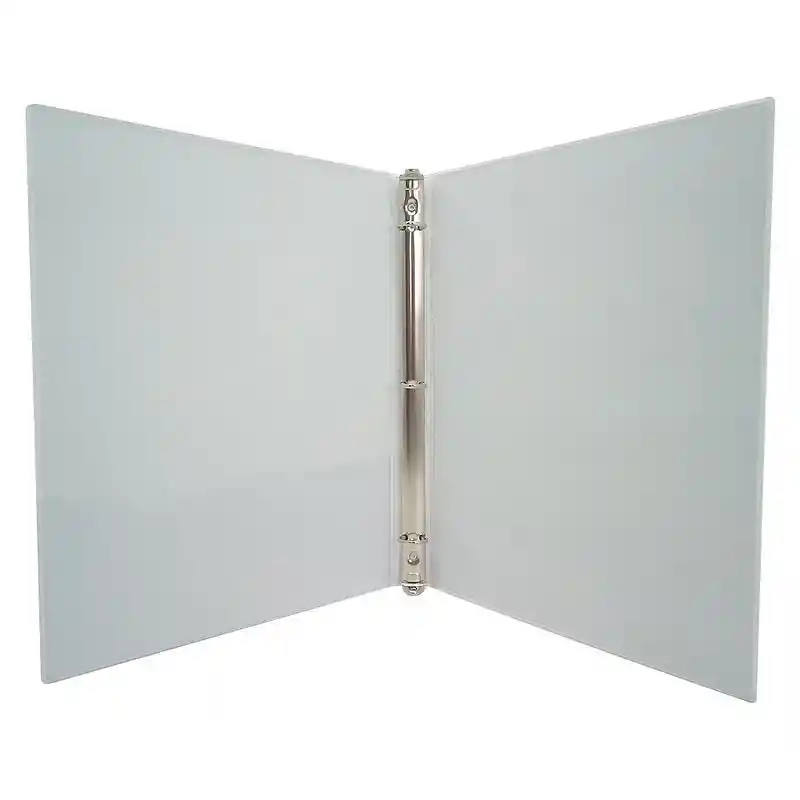 Folder Blanco Tres Argollas Tamaño Oficio 0.5"