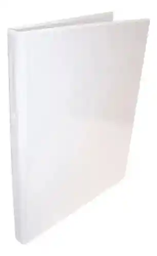 Folder Blanco Tres Argollas Tamaño Oficio 0.5"
