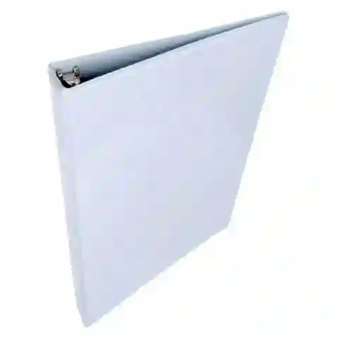 Folder Blanco Tres Argollas Tamaño Oficio 1"