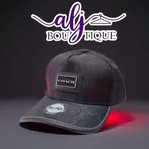 Gorra Negra Coach Triple A