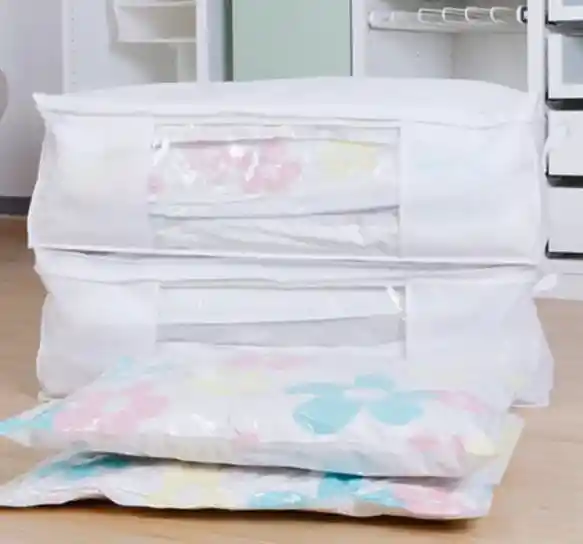 6 Bolsas Ahorradora De Espacio Estampada De 70x50