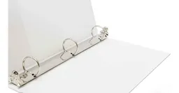 Folder Blanco Tres Argollas Tamaño Oficio 1.5"