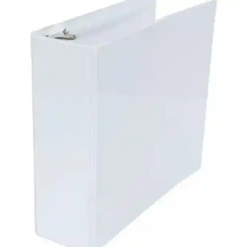 Folder Blanco Tres Argollas Tamaño Oficio 2.5"