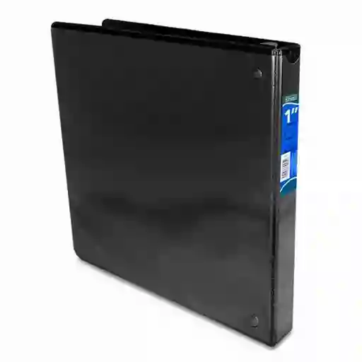 Folder Negro Tres Argollas Tamaño Carta 1"