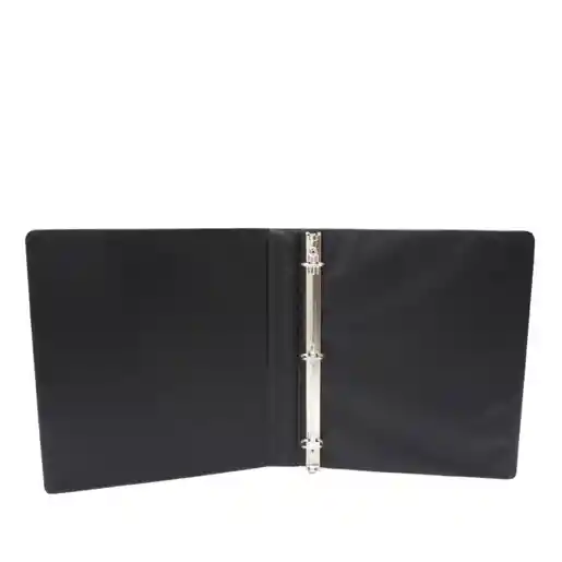 Folder Negro Tres Argollas Tamaño Carta 1.5"