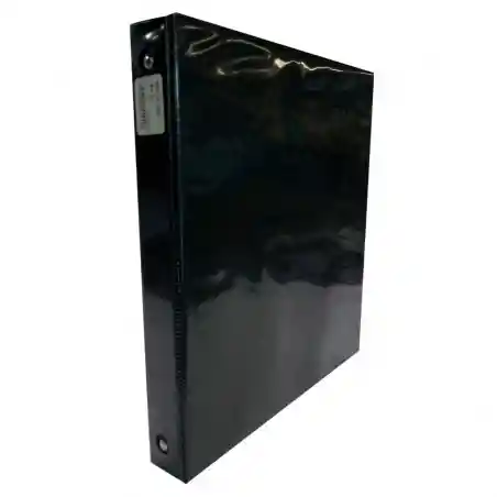 Folder Negro Tres Argollas Tamaño Carta 1.5"