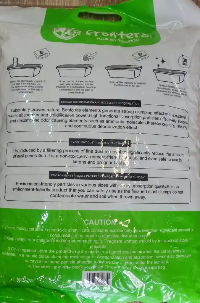 Arena Para Gato Premium Cat Manzan X 10 L