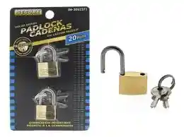 Candado Pequeño Secure 20 Mm Paquete Por 2