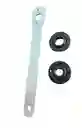 Kit Brida Mini Pulidora Tuerca Contratuerca Llave 14mm-5/8