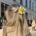 Pinza Caimán Gancho Flor Hawaiana Pelo Cabello