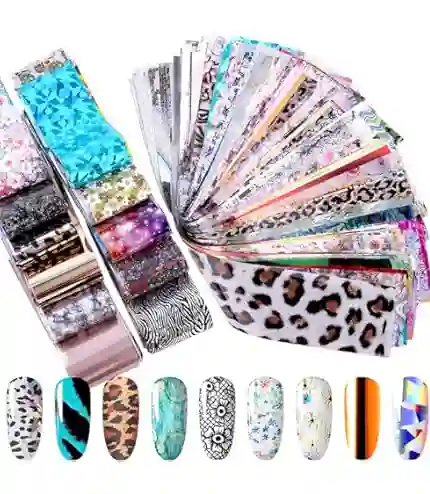 Rollo De Papel Foil Para La Decoracion De La Uñas