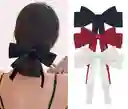 Moño Lazo Con Cintas Para Cabello Con Hebilla Set X 3 Und