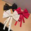 Moño Lazo Con Cintas Para Cabello Con Hebilla Set X 3 Und