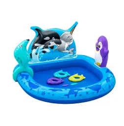Piscina Inflable Aventuras Marinas Bestway 53156 84litros