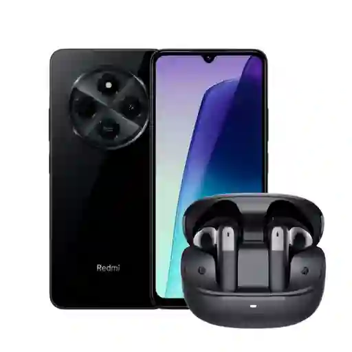 Celular Xiaomi Redmi 14c Negro 256 Gb 8 Ram 4g + Audífonos Mibro Earbuds 5