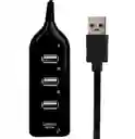 Multipuerto Usb 2.0 – Conecta Hasta 4 Dispositivos Al Instante