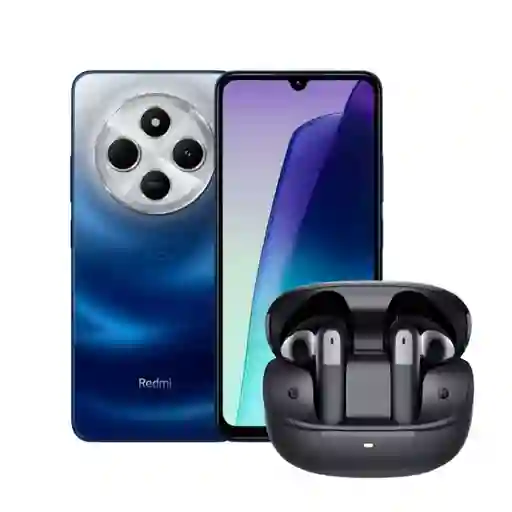 Celular Xiaomi Redmi 14c Azul 256 Gb 8 Ram 4g + Audífonos Mibro Earbuds 5